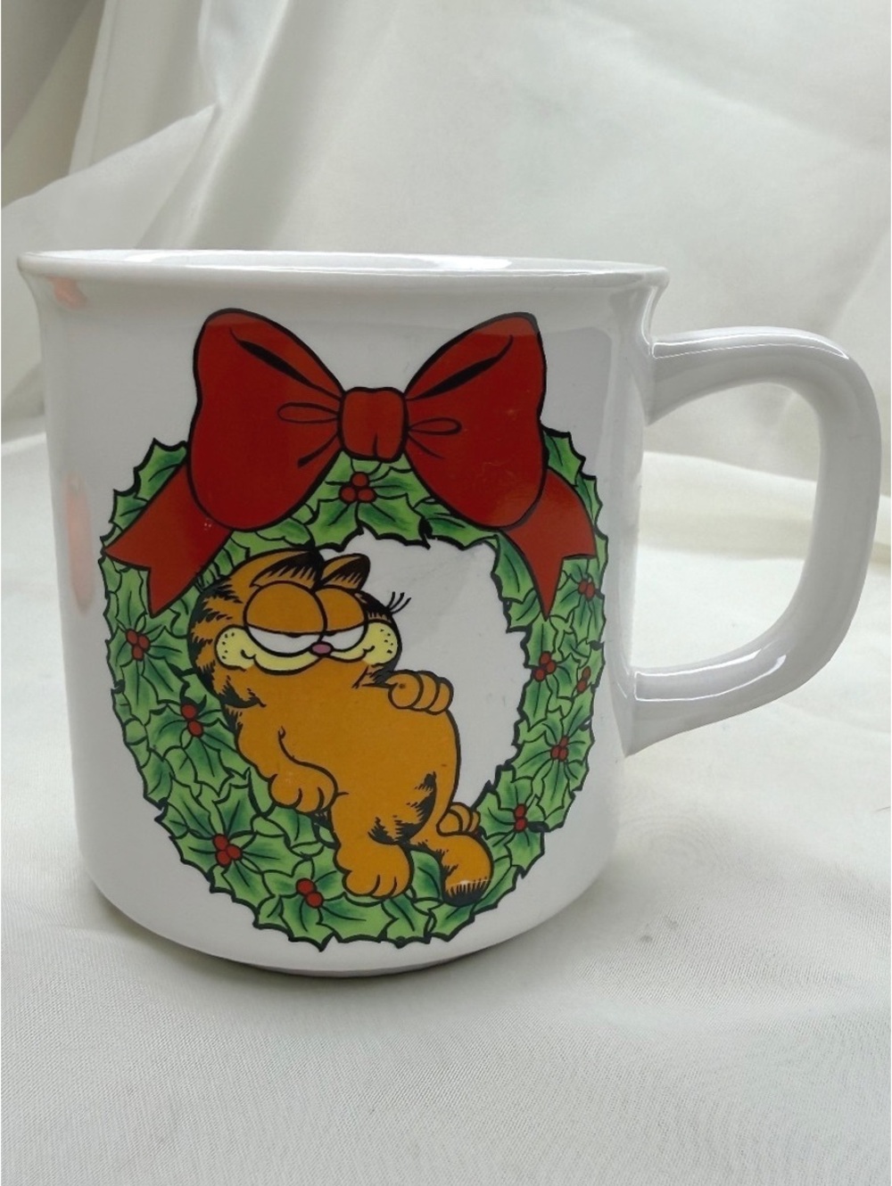 1978 Garfield Christmas Mug Enesco E-6639